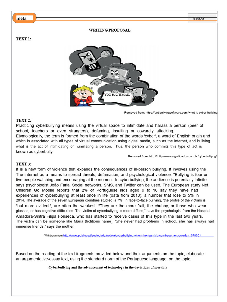 Cyberbullying: Technology and Morality | PDF | Cyberbullying | Bullying