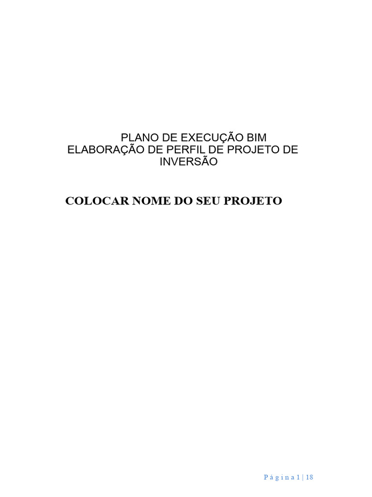 Plano de Execução Bim - Curso Arquitetura Rev 0 | PDF | BIM