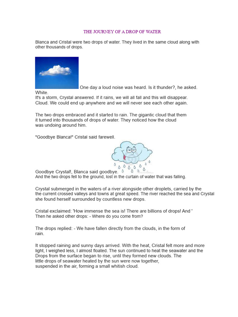 The Journey of A Water Drop | PDF