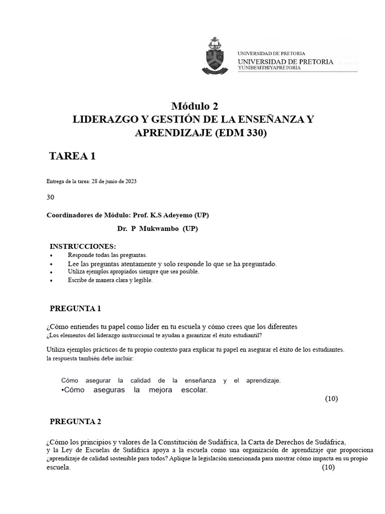 Liderazgo Educativo y Mejora Escolar | PDF
