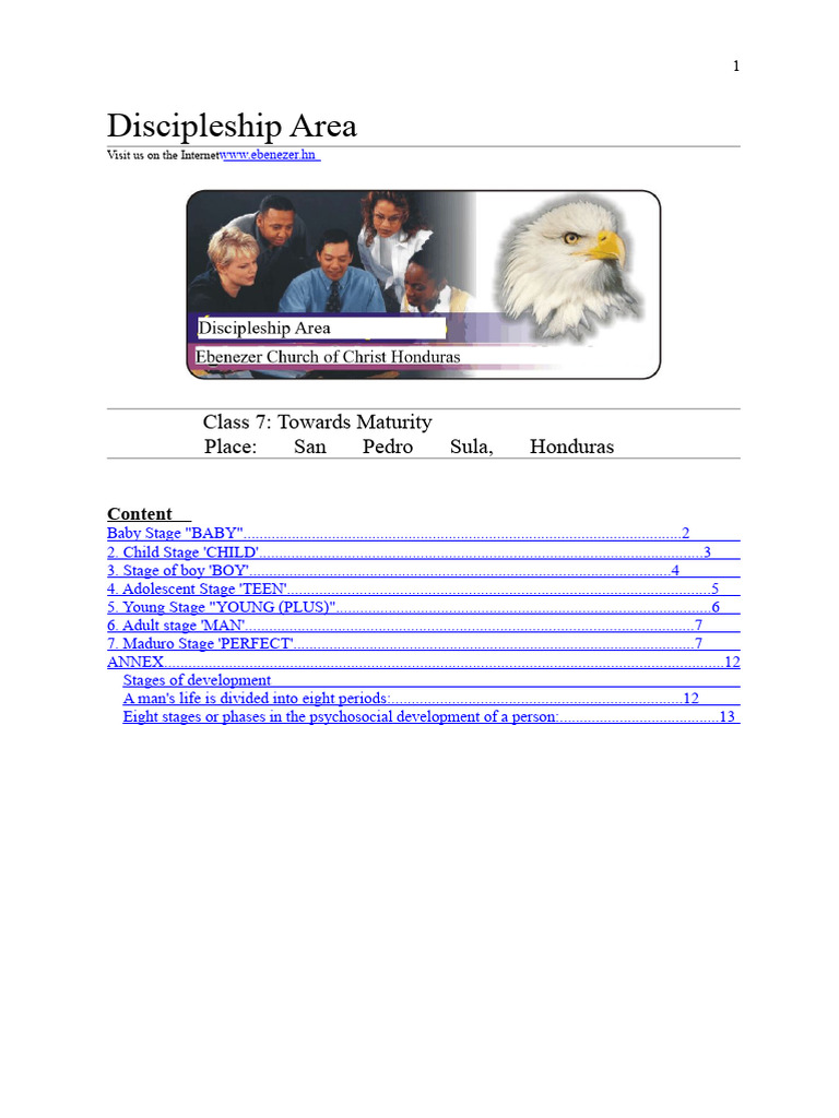 Stages of Spiritual Maturity Guide | PDF | Jesus | Glory (Religion)