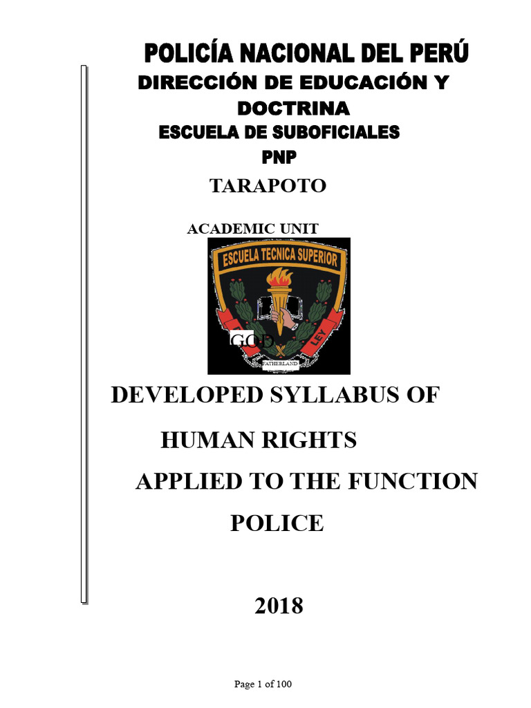 Human Rights Applied To Police Function | PDF | Discrimination | Human ...