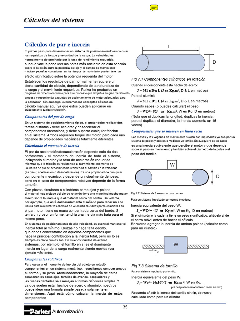 Cálculos de Torque e Inercia en Sistemas | PDF | Resistor | Poder (Física)