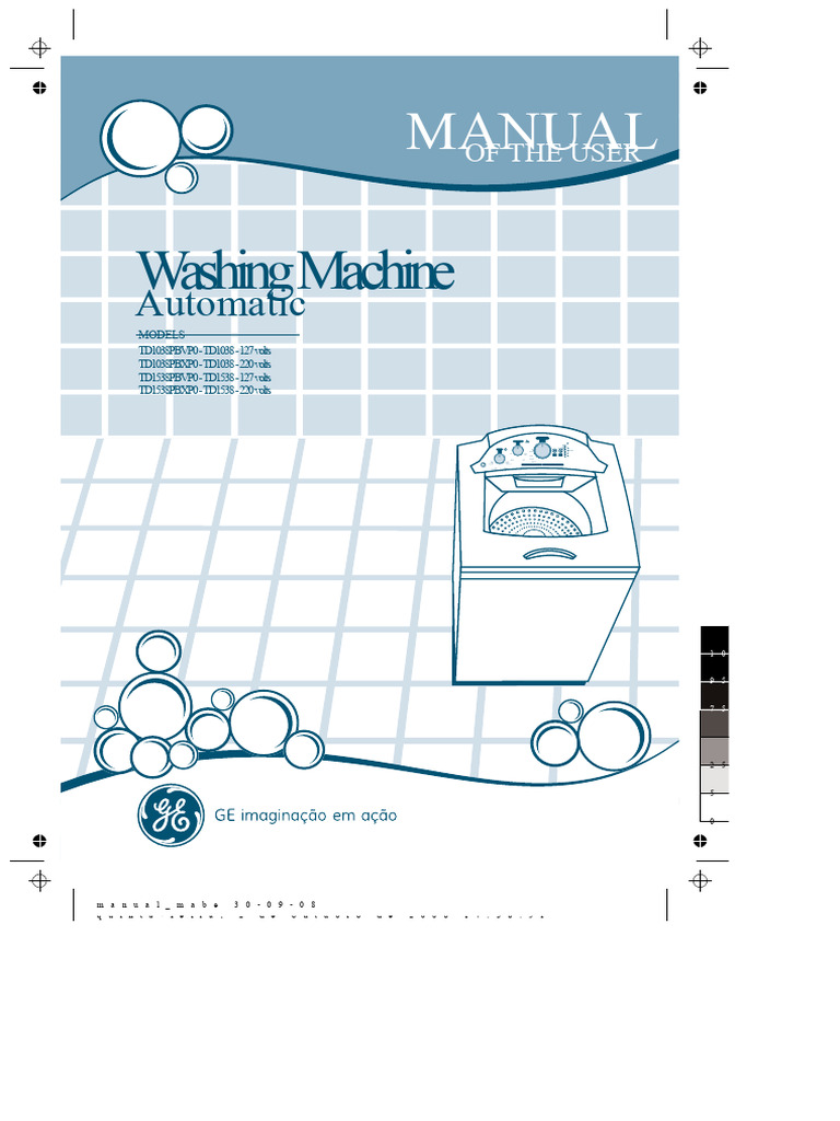 Ge Washing Machine Manual