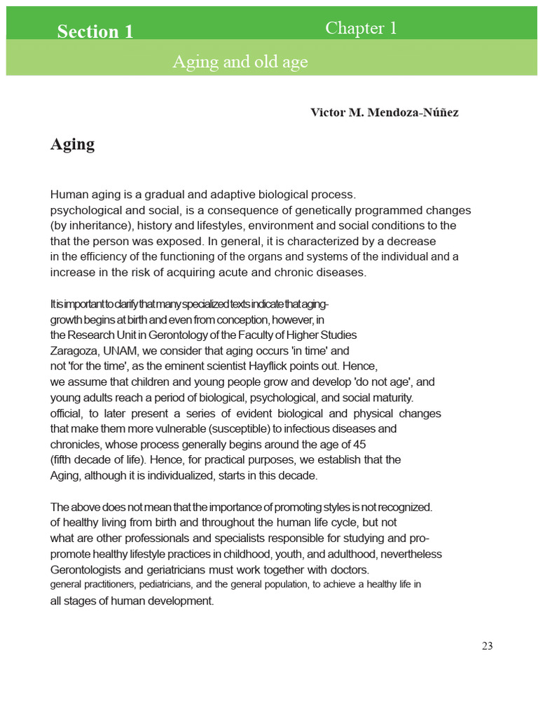 Aging and Old Age | PDF | Ageing | Old Age