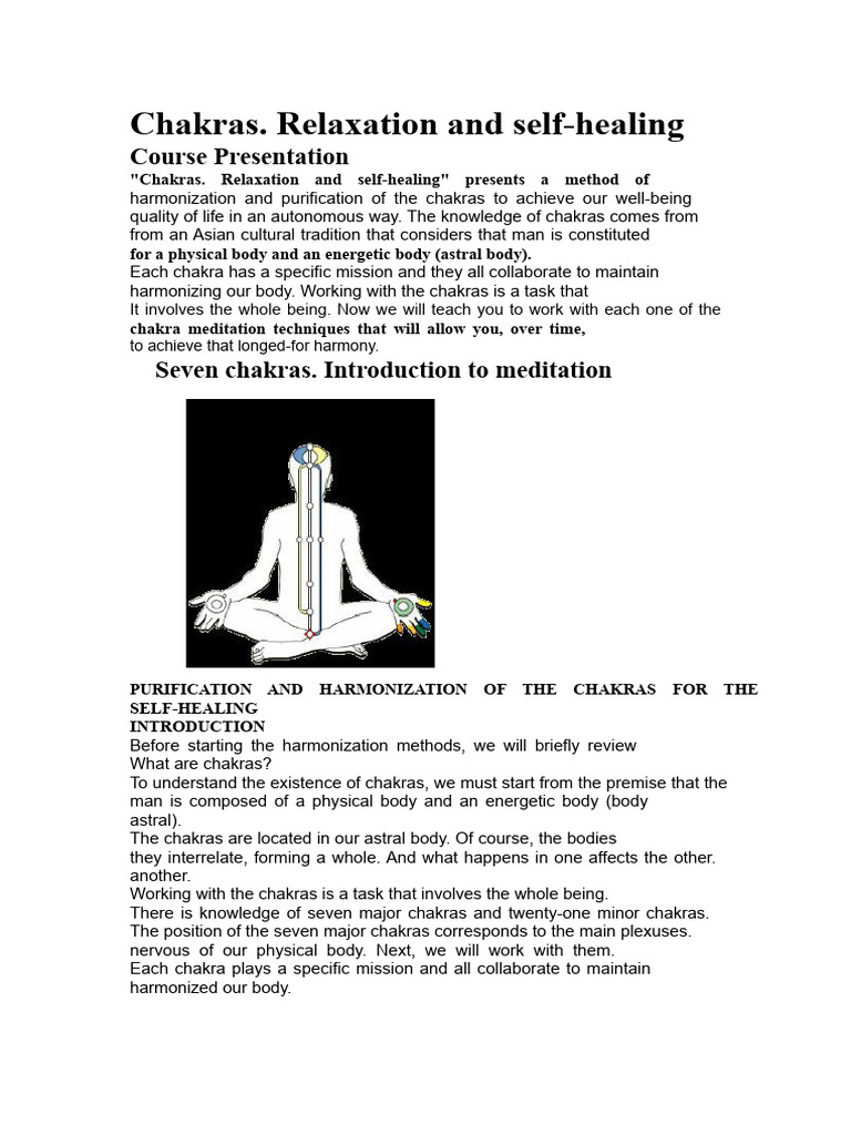 Chakra Meditation for Self-Healing | PDF | Chakra | Meditation