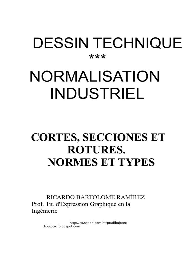 Coupes et Sections en Dessin Technique | PDF | Dessin technique | Dessin