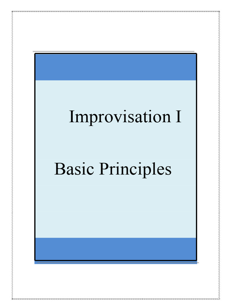 The Art of Improvisation | PDF | Chord (Music) | Scale (Music)