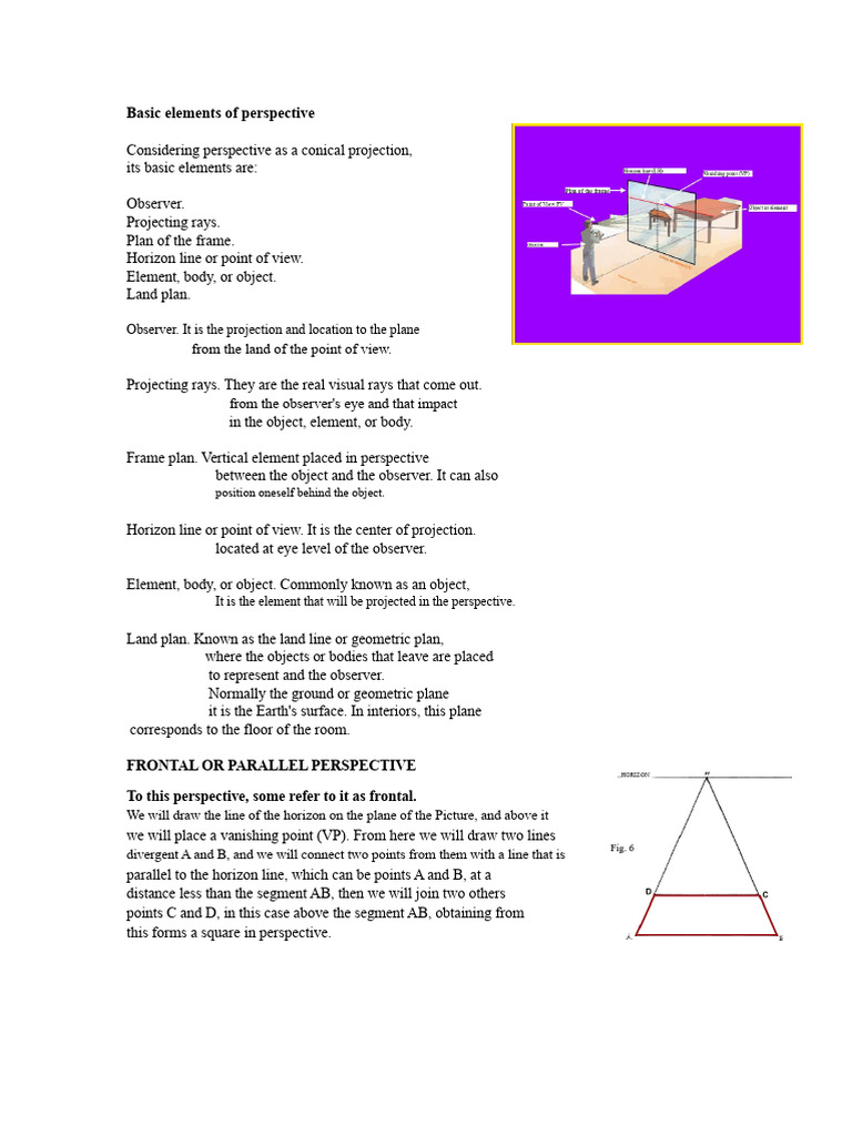 Key Elements of Perspective Explained | PDF | Perspective (Graphical ...