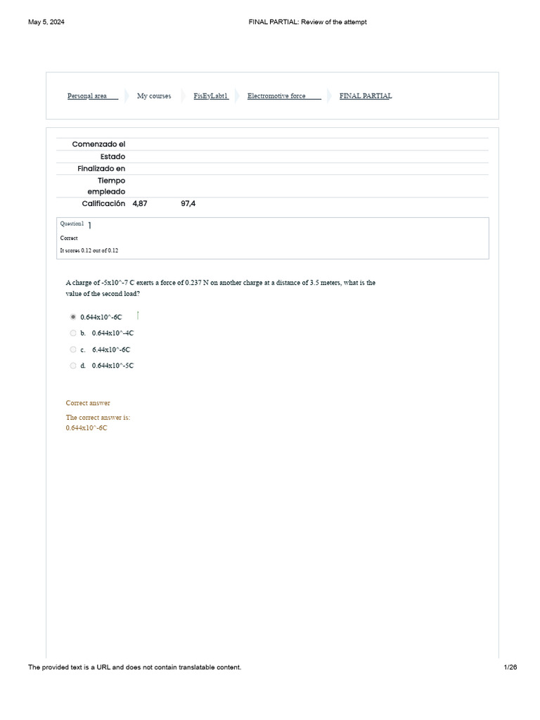 FINAL PART - Physics - 2 | PDF | Capacitance | Electromagnetism