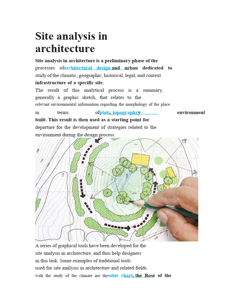 Essential Site Analysis in Architecture | PDF