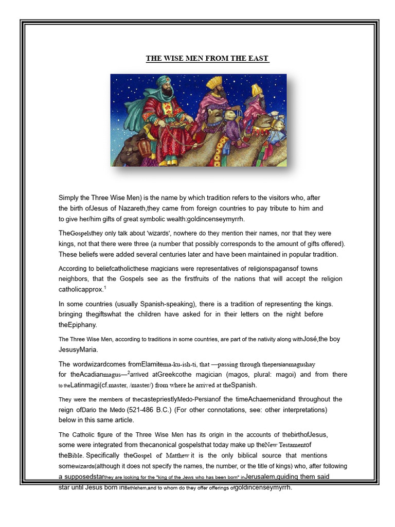The Three Wise Men | PDF
