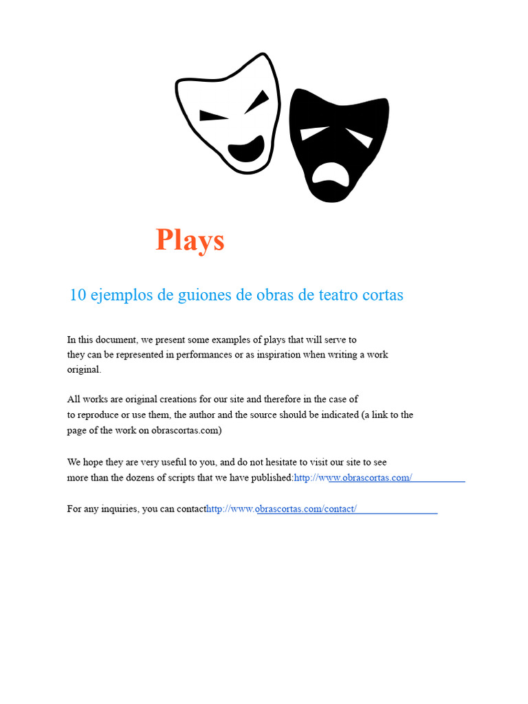 10 Examples of Short Play Scripts | PDF | The Little Prince