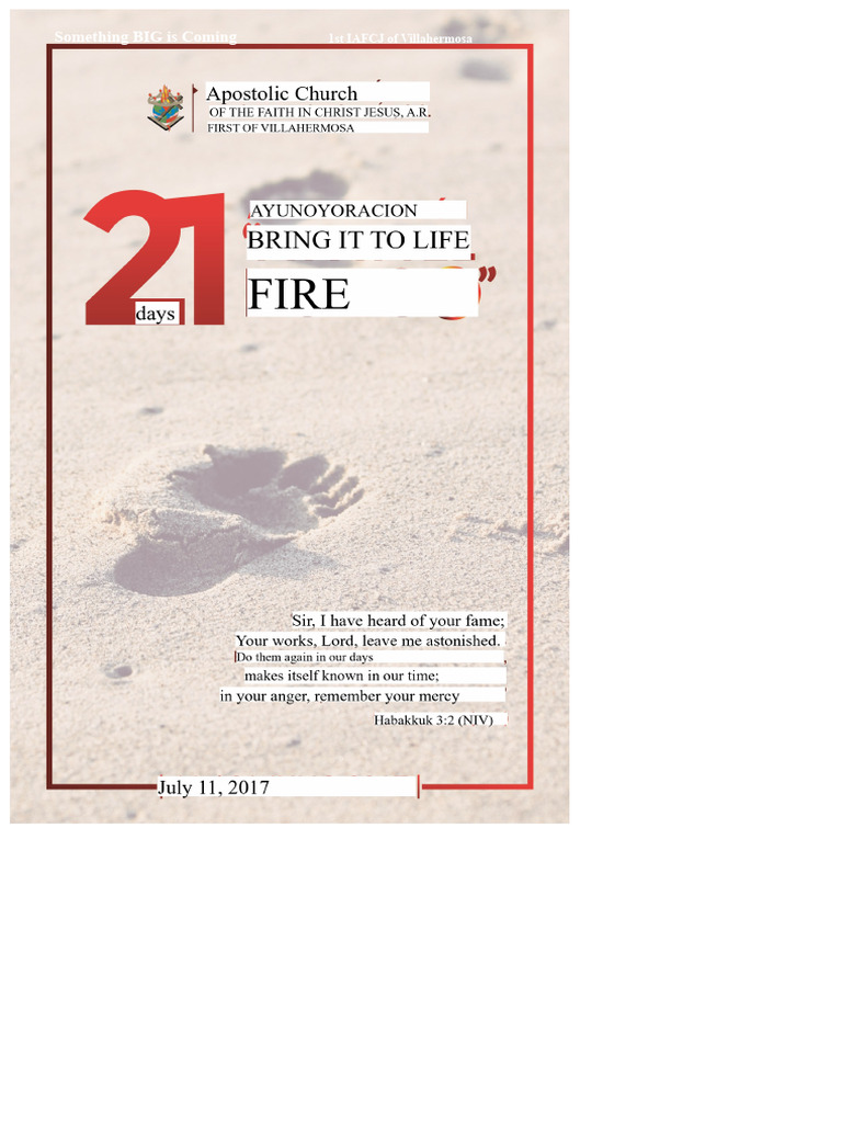 21-Day Fasting and Prayer Guide | PDF | Prayer | Jesus