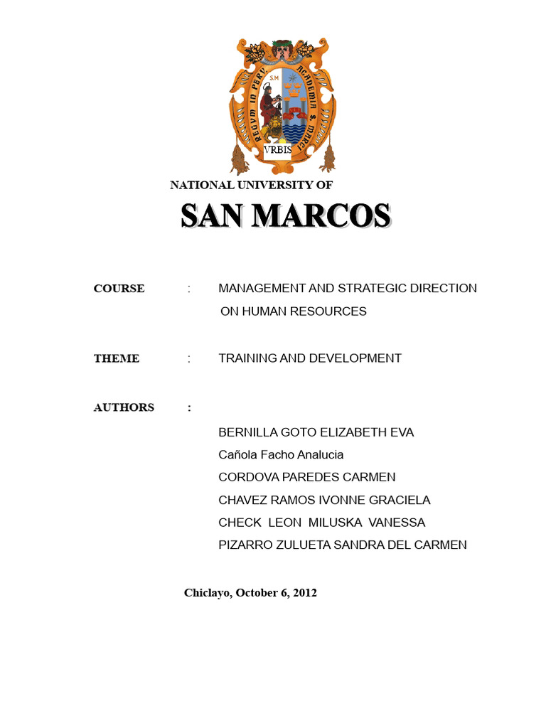 Human Resources Training & Development Guide | PDF | Performance ...