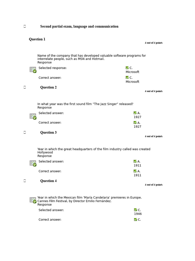 Language and Communication Exam Insights | PDF
