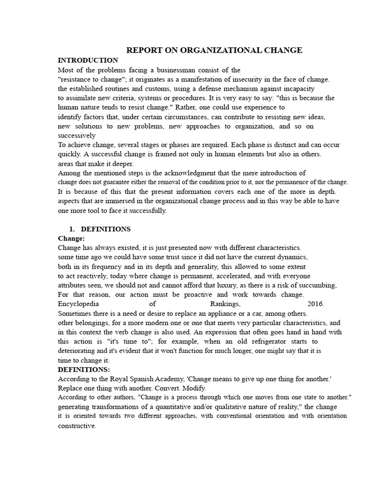 Understanding Organizational Change Dynamics | PDF | Organizational ...