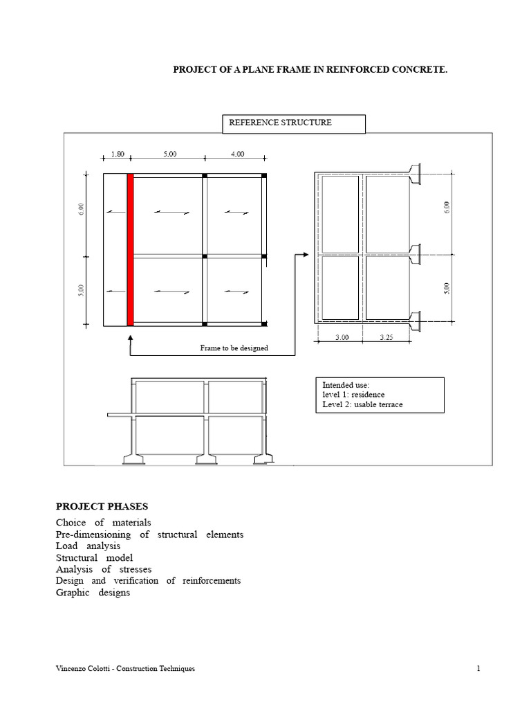 Reinforced Concrete Frame Design Guide | PDF | Strength Of Materials ...