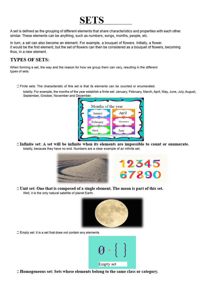 Set S | PDF | Set (Mathematics) | Subset