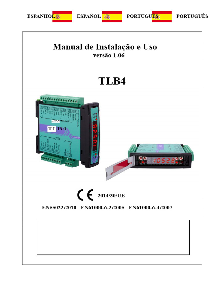 Manual de Instalação TLB4: Guia Completo | PDF | Eletricidade ...