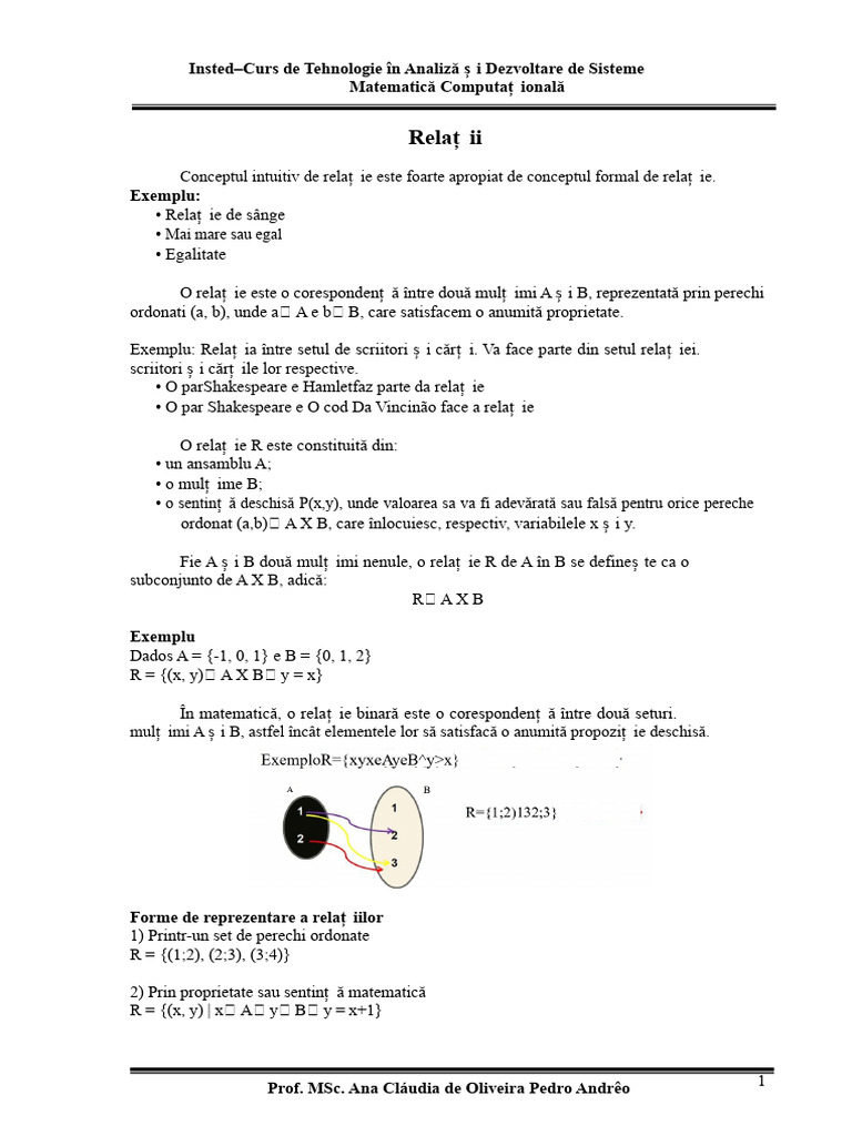 5 - Relații | PDF