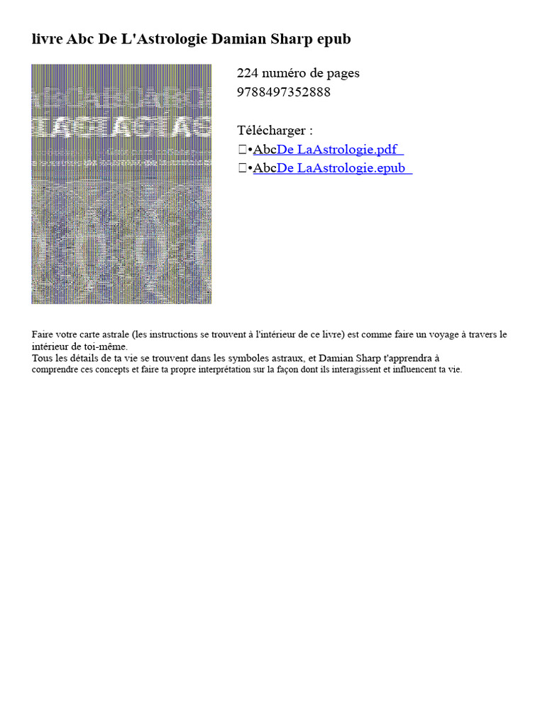 Guide Pratique de l'Astrologie par Damian Sharp | PDF