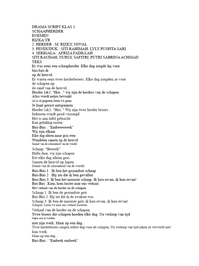 Naskah Drama Kel | PDF