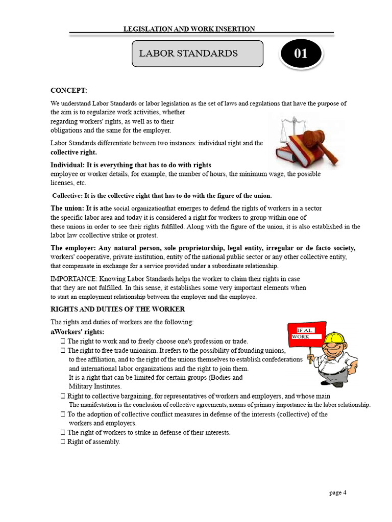 Understanding Labor Standards and Rights | PDF | Employment | Labour Law