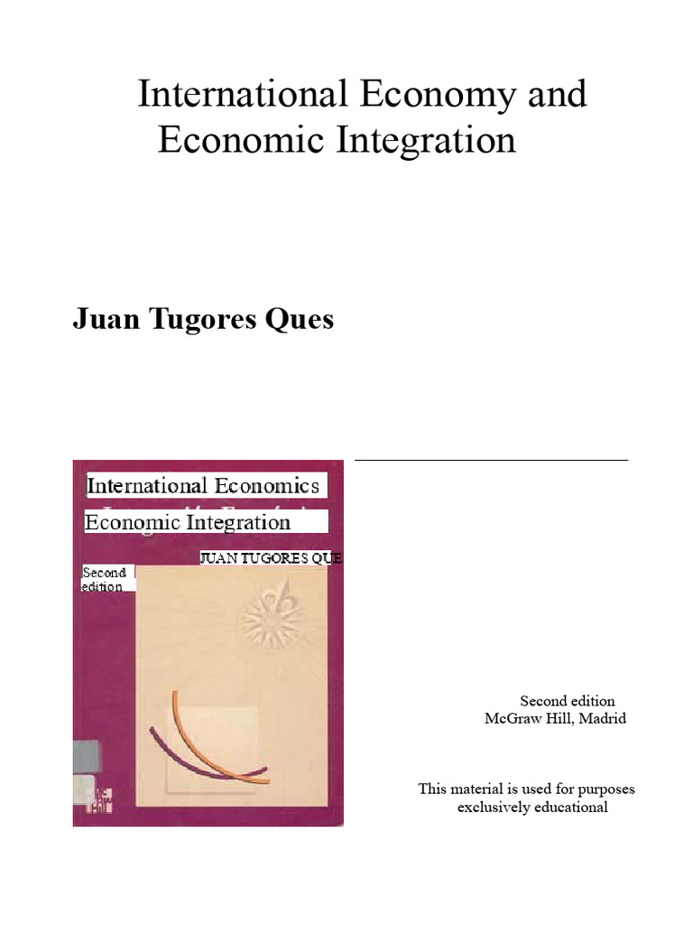 International Economics and Economic Integration | PDF | Free Trade ...