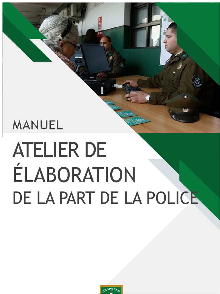 Manuel Partie Policière 2022 - Validé | PDF | Viol | Arrestation