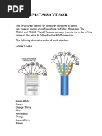 RJ45 Color Coding Guide | PDF | Electrical Connector | Electrical ...