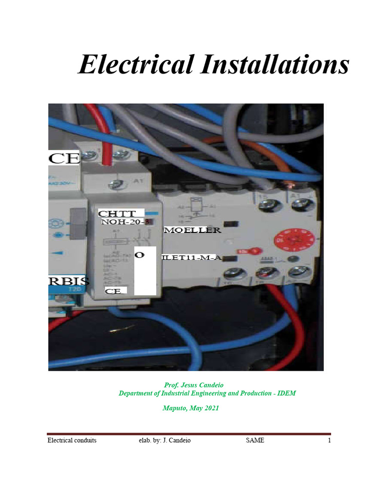 Electrical Conduit Installation Guide | PDF | Electrical Wiring ...