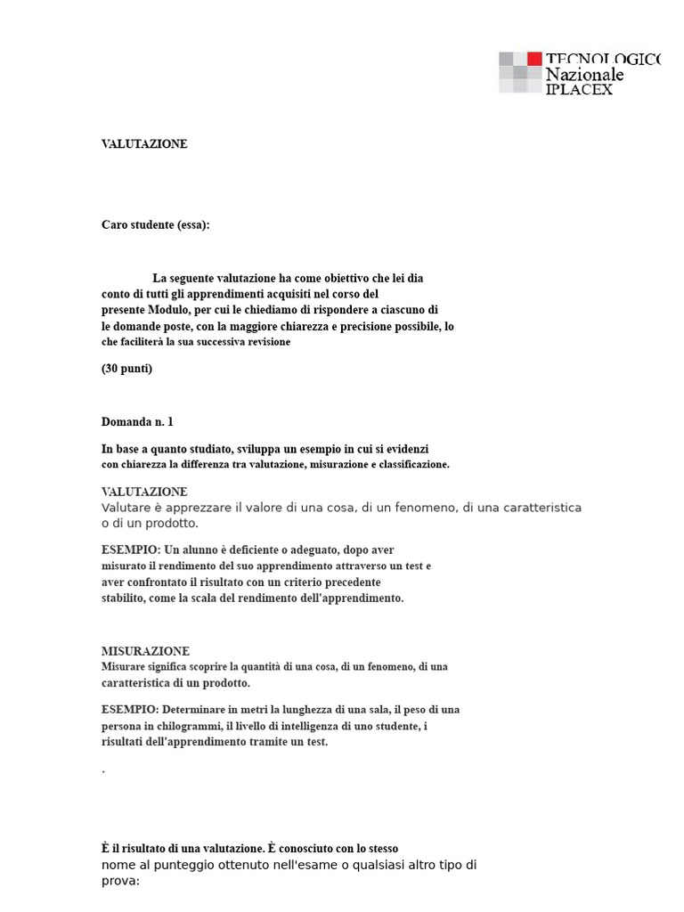 Prova Modulo 4 | PDF
