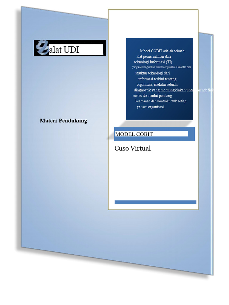 Model COBIT untuk Tata Kelola TI | PDF