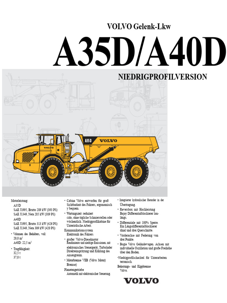 Volvo A40D Und A35D | PDF