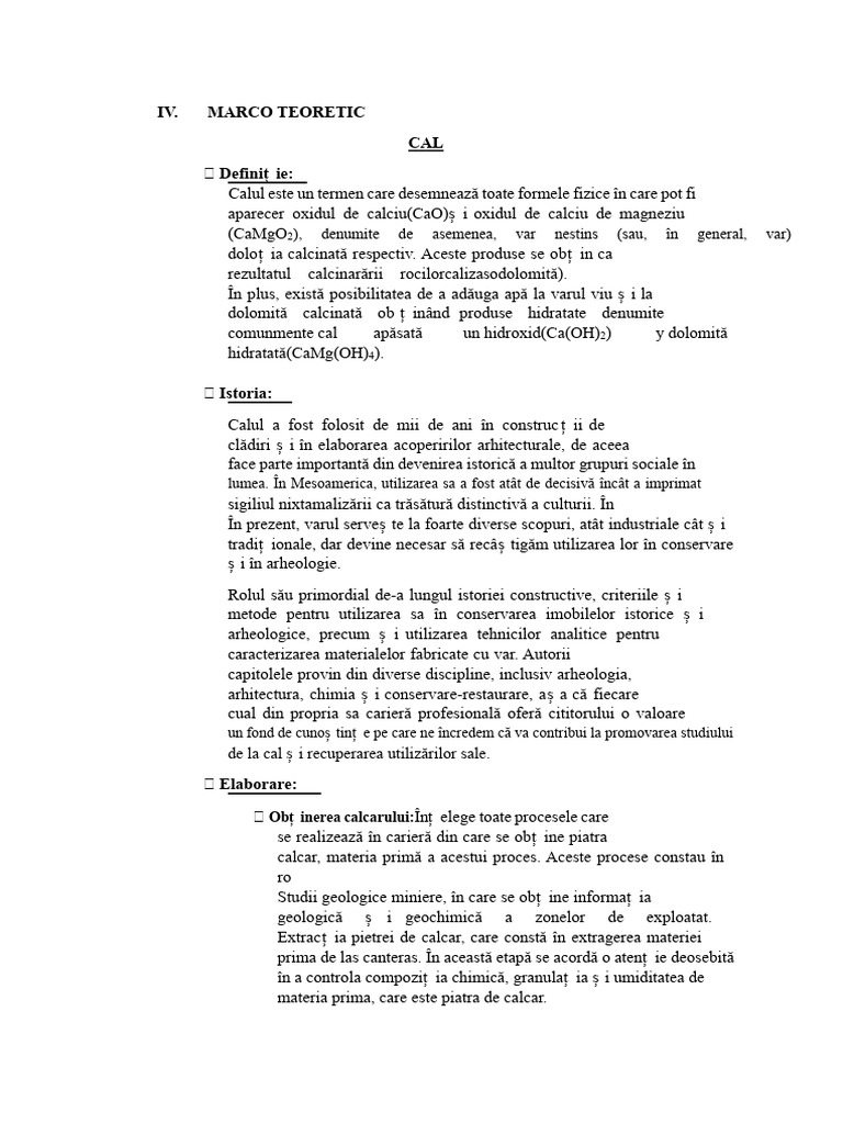 Cadru Teoretic Al Cal | PDF