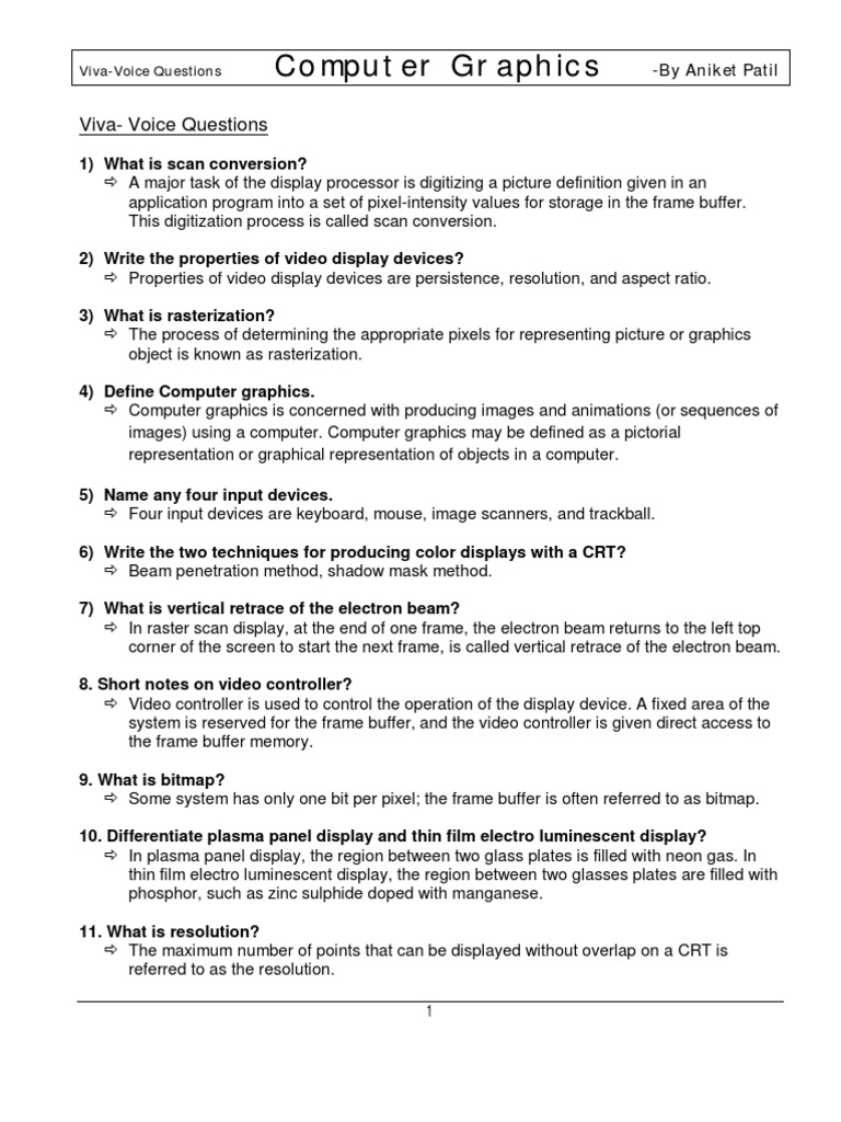 CG Viva Download Free PDF 3 D Computer Graphics Computer Graphics