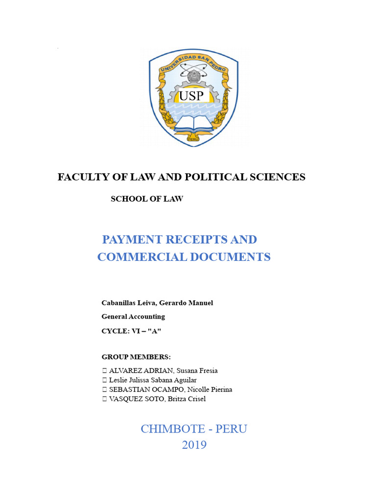 Payment Receipts and Commercial Documents | PDF | Receipt | Invoice