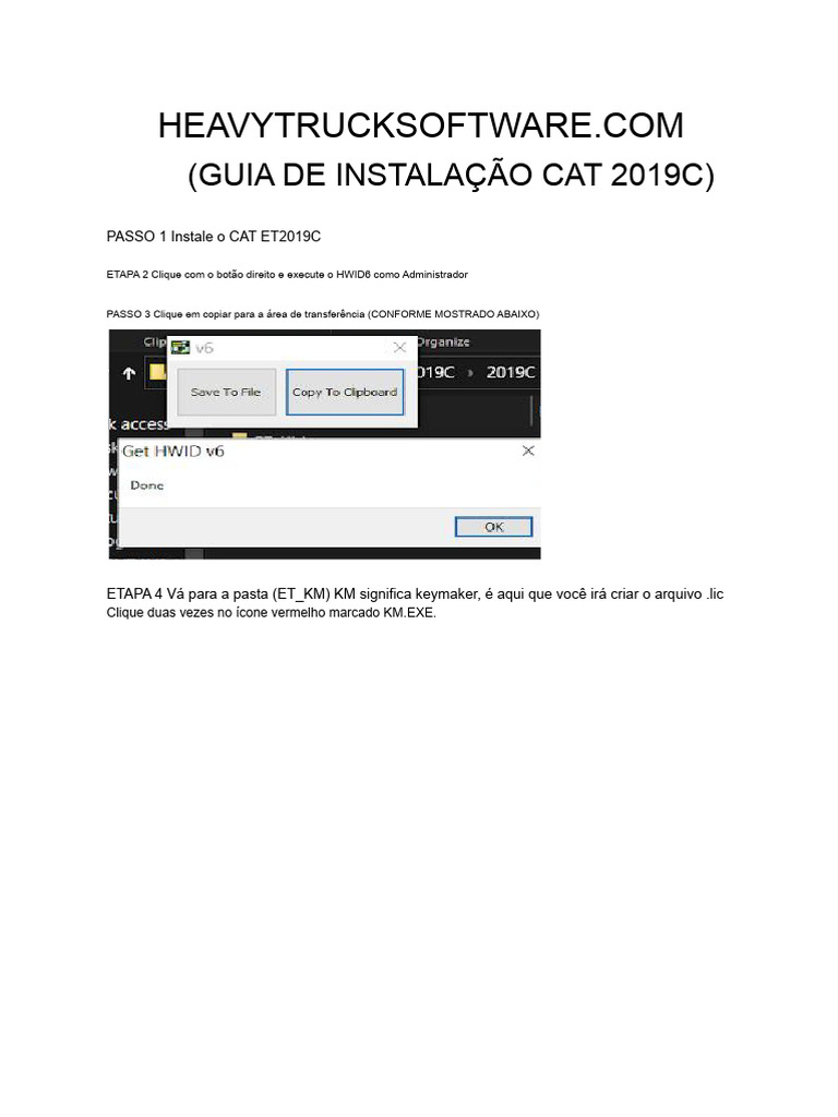 Instalação Cat 2019C | PDF | Informática | Programas