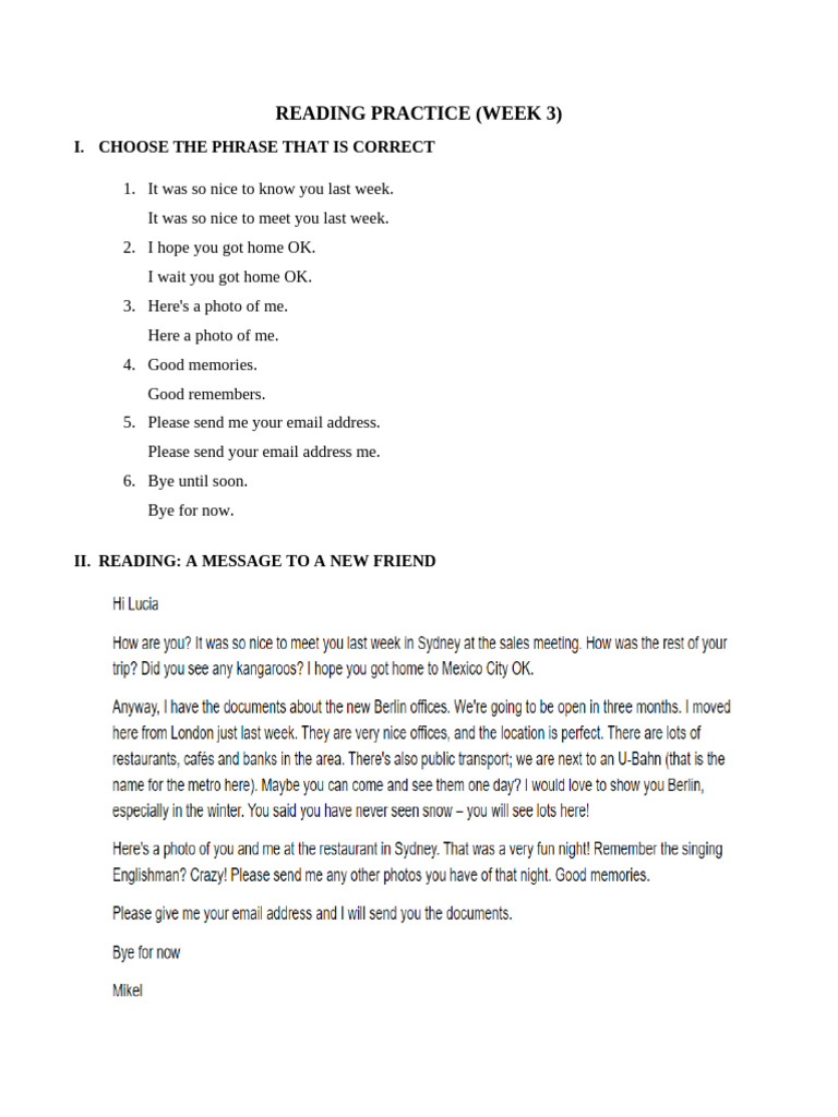 Reading Practice w3 | PDF | Chess Theory | Chess