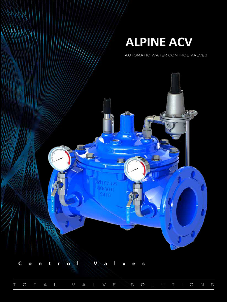 Ultra Alpine ACV Automatic Control Valves | PDF | Valve | Pressure