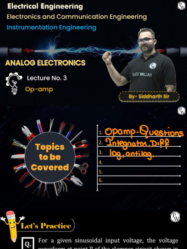 Op-Amp 03 - Class Notes | PDF
