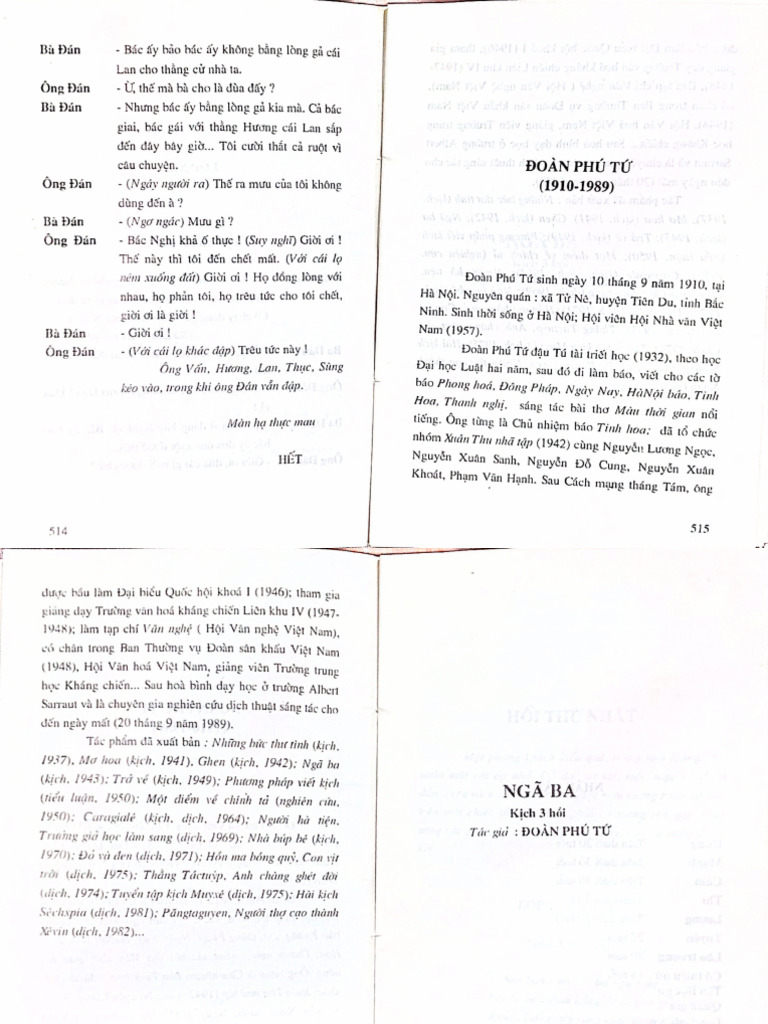 Doan Phu Tu - Nga Ba | PDF
