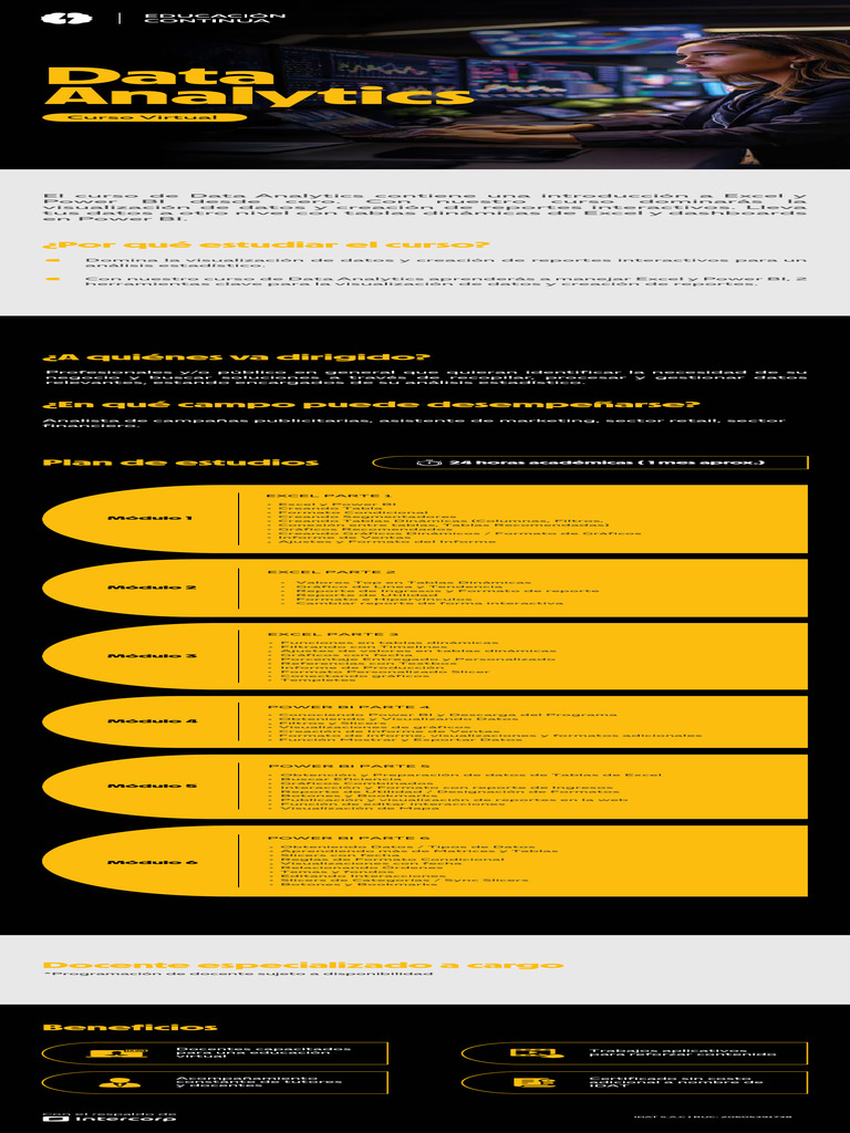 Curso de Data Analytics con Tableau | PDF | Análisis de los datos ...
