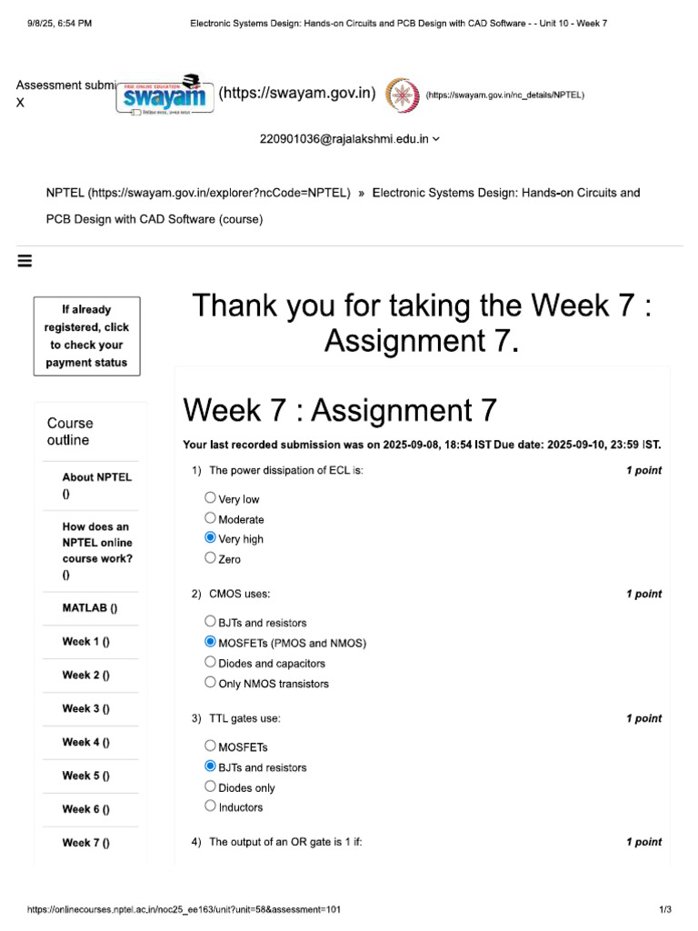Week 7 PCB | PDF