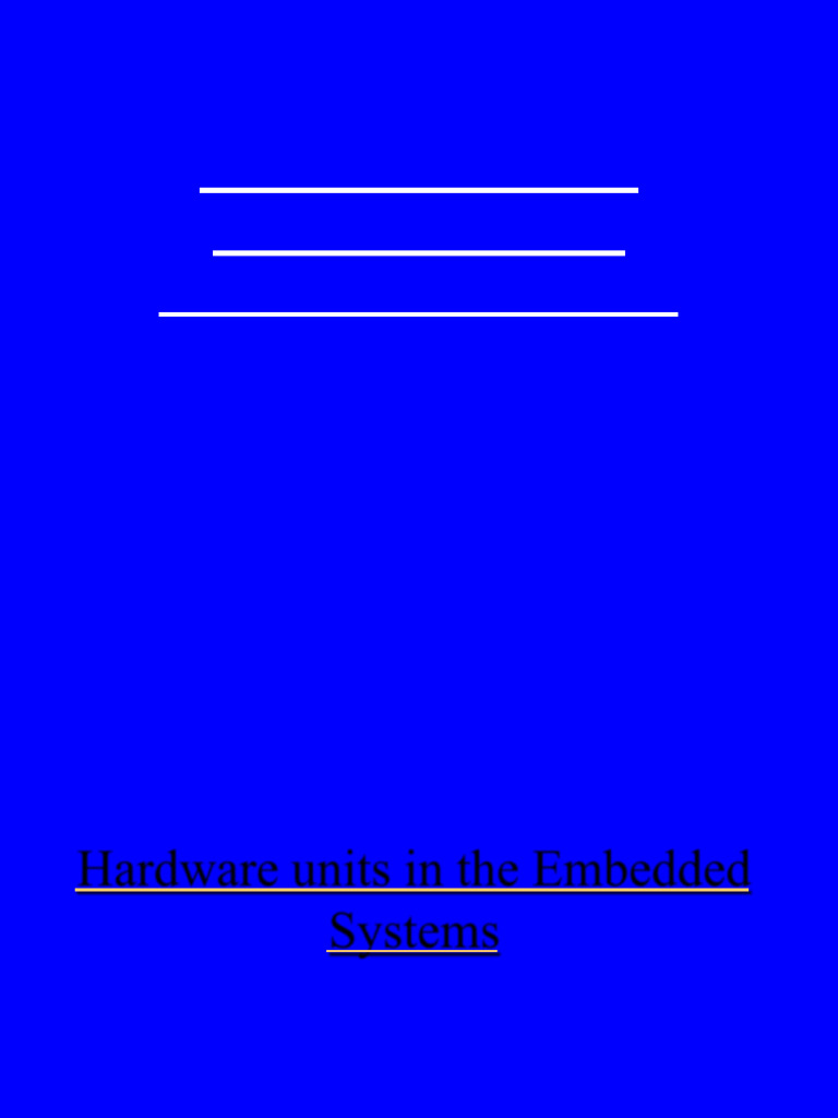 1 Processors in Embedded Systems | PDF | Central Processing Unit ...