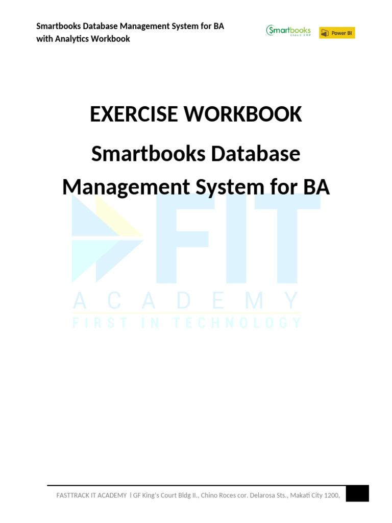 DBMS For BA Workbook v2024 | PDF | Databases | Cloud Computing