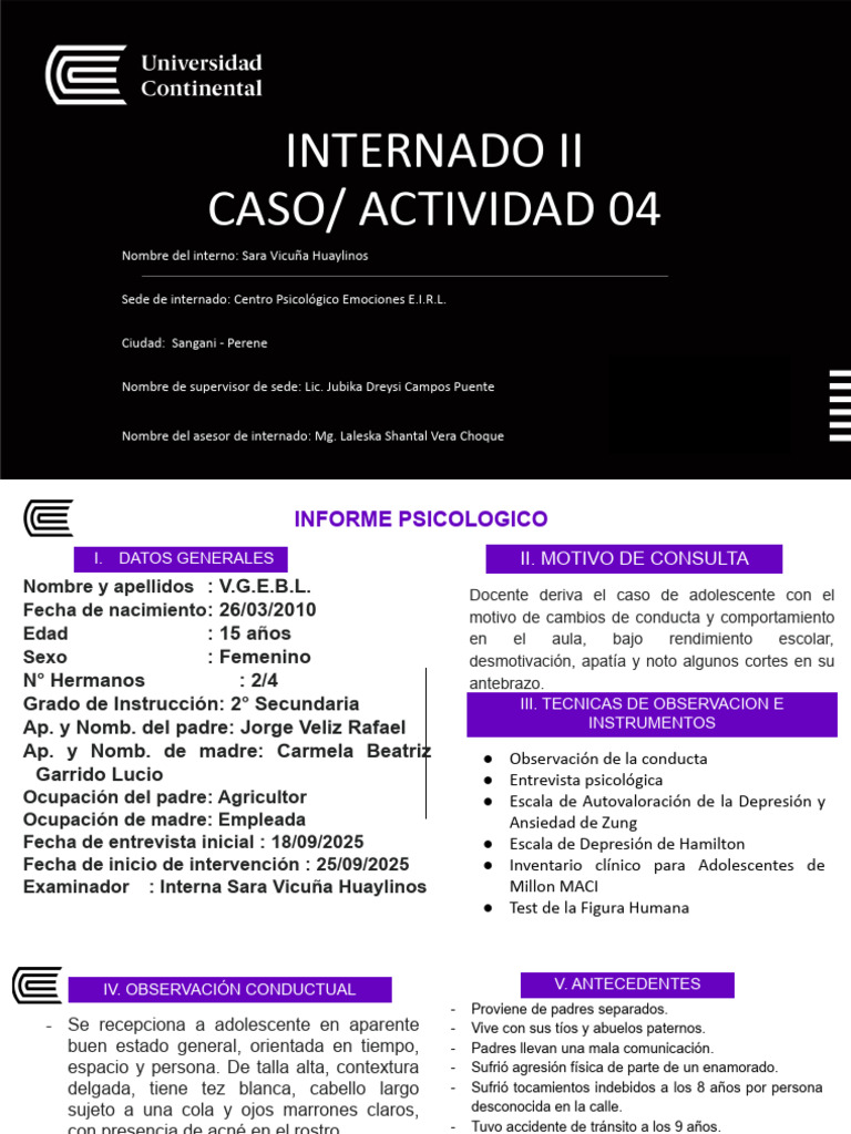 Caso 4 | PDF | Las emociones | Depresión (estado de ánimo)