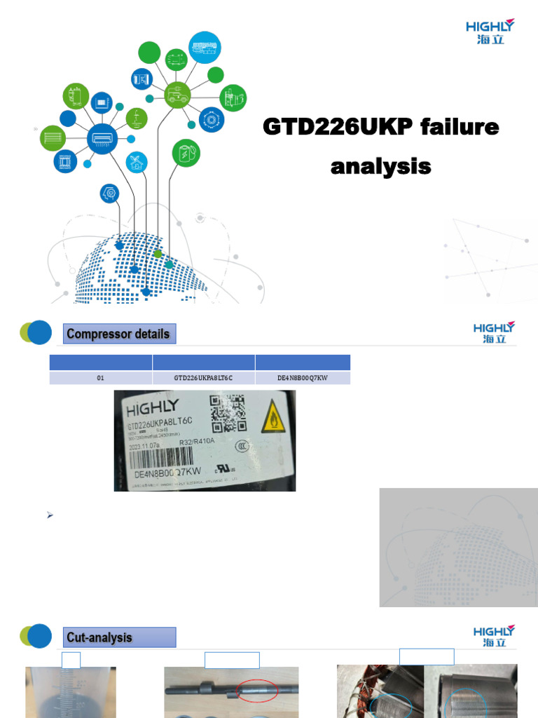 GTD226UKP Compressor Failure Analysis | PDF