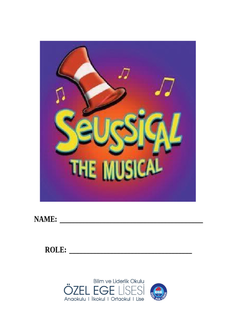 Seussical Jr. Script Excerpt | PDF